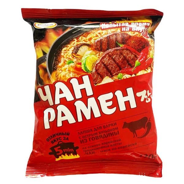 Doshirak Chan Ramyon, mol go'shtli 120 g