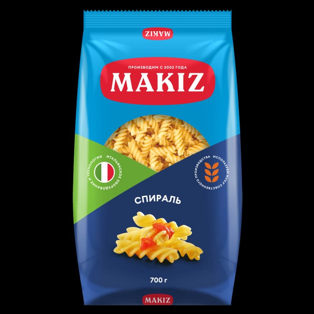 Makiz makaroni, spiral shoxchalar 700 g
