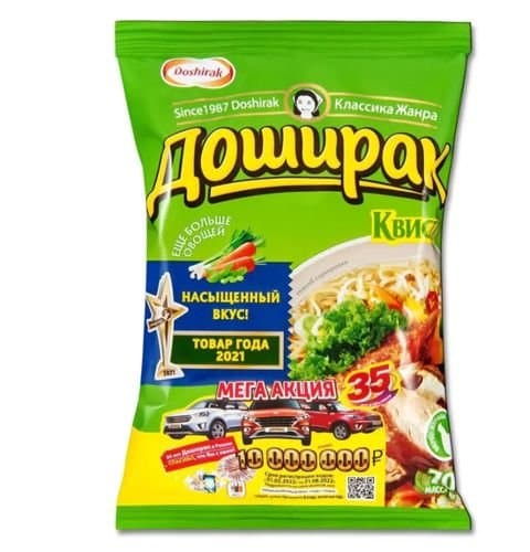 Doshirak Kvisti mini lapshasi, tovuq ta'mli 70 g