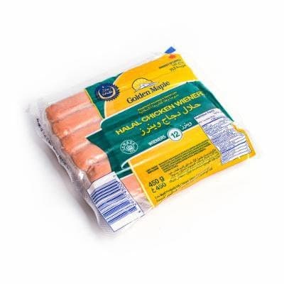 Golden Maple sosiskalari, halol tovuq, vakuum qadoq 450 g