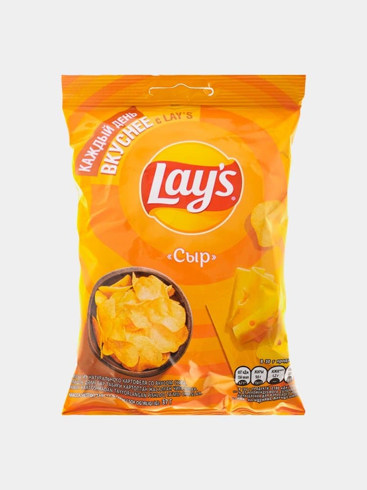 Lay's chipslari, pishloq ta'mli 37 g