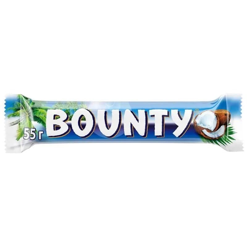Bounty shokoladi, 55 g