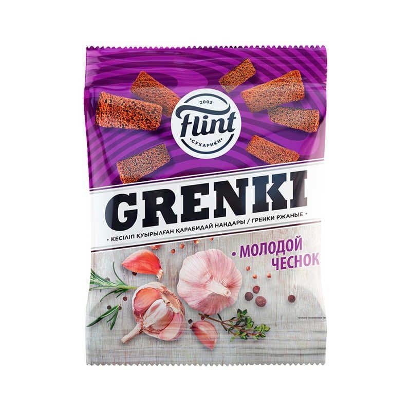 Flint grenkasi, yosh sarimsoq 60 g