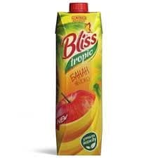 Bliss sharbati, olma-banan, tetra pak 1 l