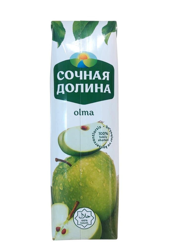 Sochnaya Dolina sharbati, olma 1 l