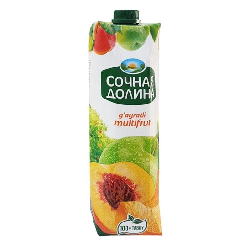 Sochnaya Dolina sharbati, o'rik-olma 1 l
