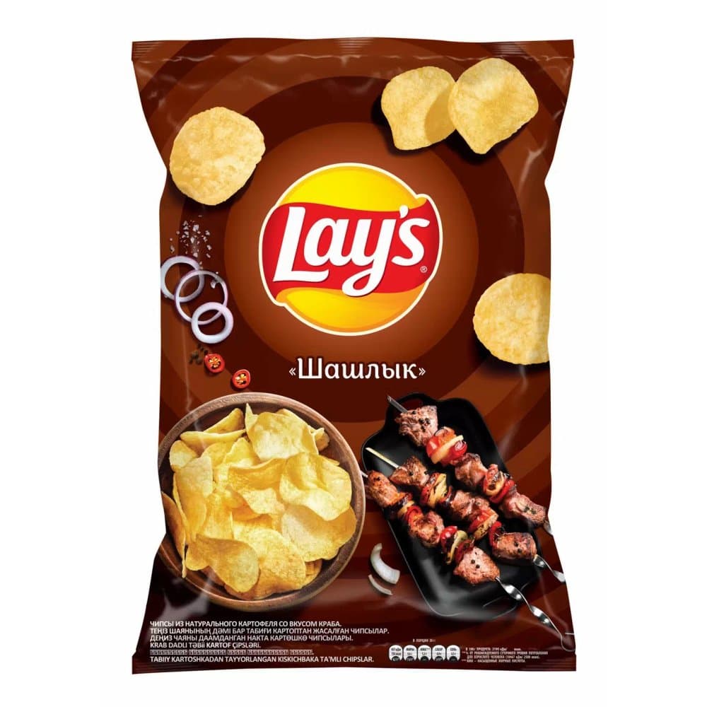 Lay's chipslari, shashlik 70 g
