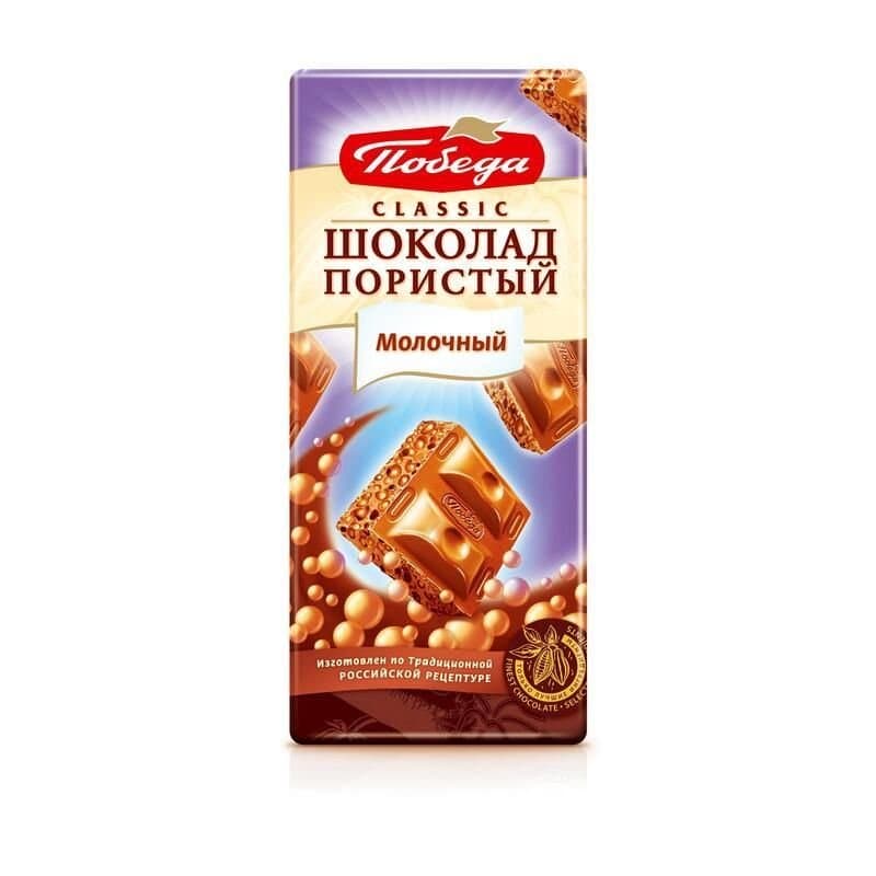 Pobeda shokoladi, sutli 36% kakao 100 g