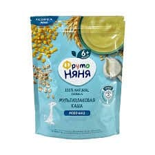 FrutoNyanya bo'tqasi, multidonli, yertut pechenyesi va yertut bo'laklari bilan, 12 oydan, 200 g