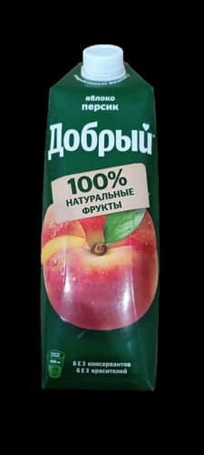 Dobriy sharbati, olma-shaftoli, tetra pak 1 l